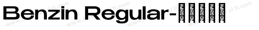 Benzin Regular字体转换